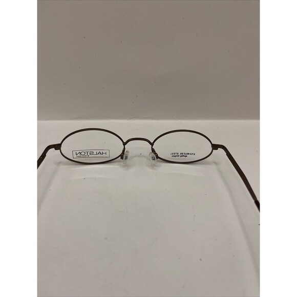 Halston Eyeglasses Eyewear Stainless Steel HA125 365 Demo Lens  44-19-135 - Picture 7 of 7